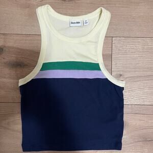 Sun-deh Womens Tank Halter Cropped Top Womens XS